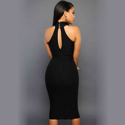 The "Midnight Sparkle" Party Dress