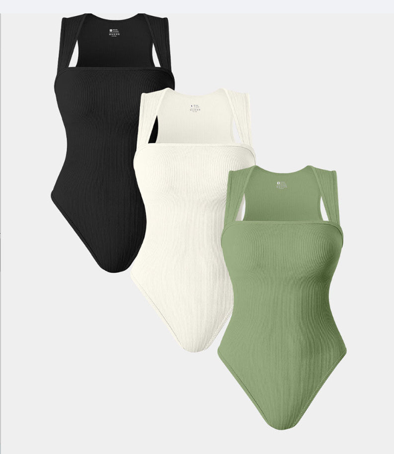 Sleek & Sculpting Square-Neck Jumpsuit
