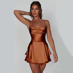 The "Satin Secret" Mini Dress