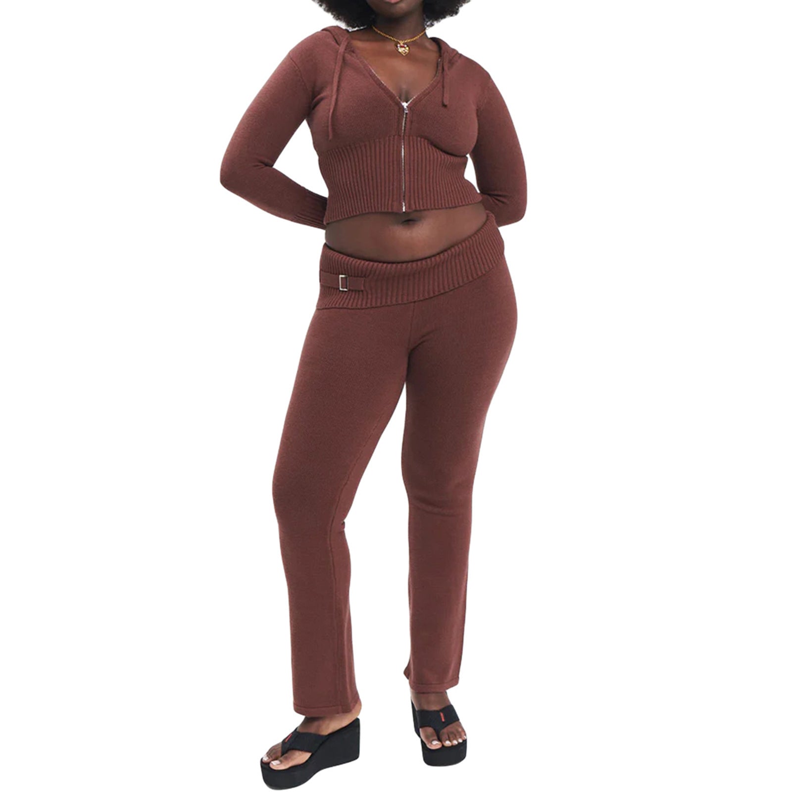 Sultry & Sporty Zip-Up Set