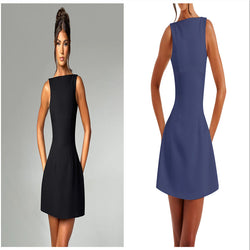 The "Siren Mini" Backless Dress