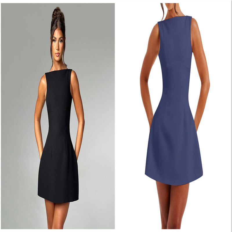 The "Siren Mini" Backless Dress