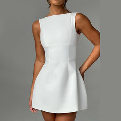 The "Siren Mini" Backless Dress