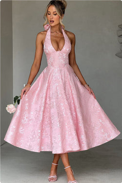 The "Resort Royalty" Jacquard Maxi