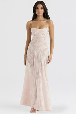 The "Midnight Bloom" Lace Maxi