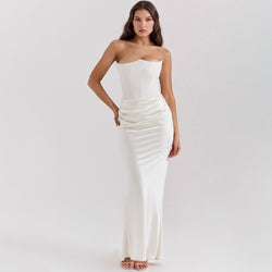 The "Midnight Glamour" Bandeau Maxi