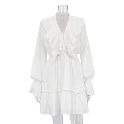 Ruffle & Flair Pleated Mini Dress
