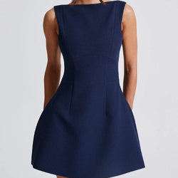 The "Siren Mini" Backless Dress