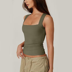 Chic Square-Neck Tank
