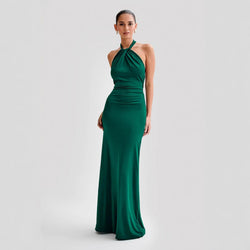 The "Siren" Halter Sheath Dress