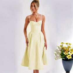 The "Siren" Backless Sling Dress