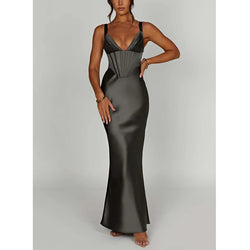 The "Siren Bone" Camisole Dress