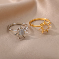 Blooming Calm Spinner Ring