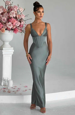The "Siren Bone" Camisole Dress