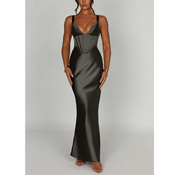 The "Siren Bone" Camisole Dress