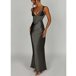The "Siren Bone" Camisole Dress