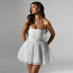 Enchanted Elegance Tube Mini Dress