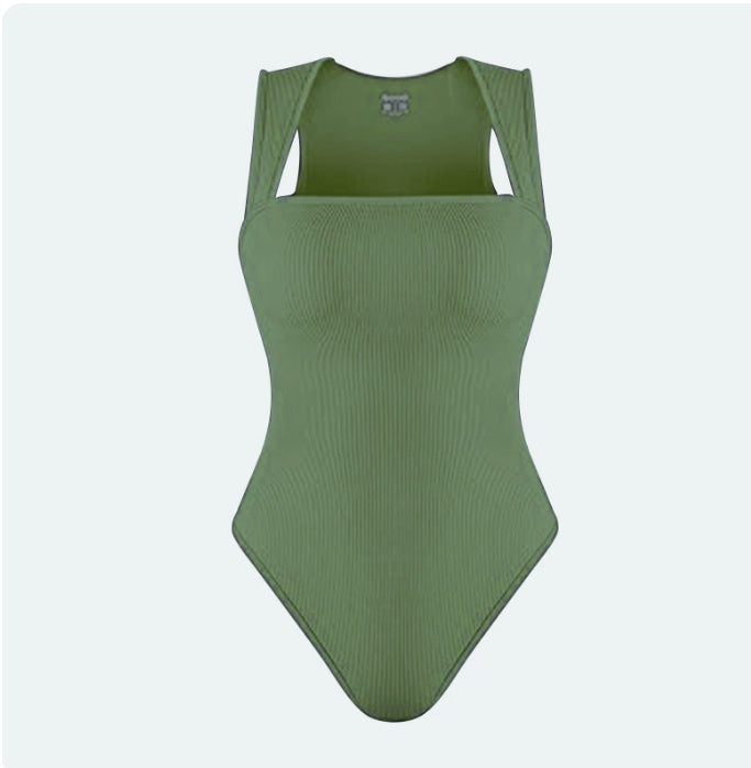 Sleek & Sculpting Square-Neck Jumpsuit