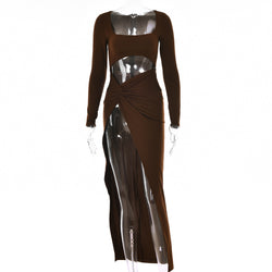 The "Elegant Allure" Split Dress