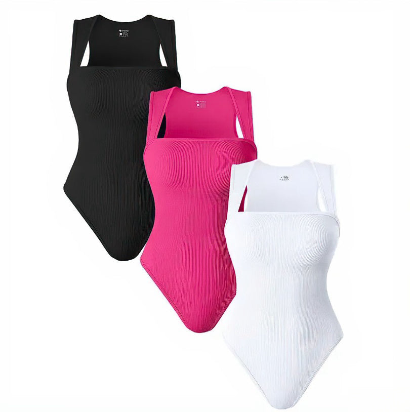 Sleek & Sculpting Square-Neck Jumpsuit