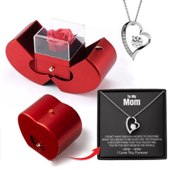 Elegant Hollow Heart-Shaped Necklace Set