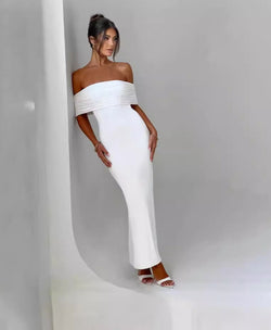 The "Elite Aura" Backless Gown