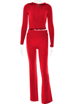 Sultry & Sporty Zip-Up Set
