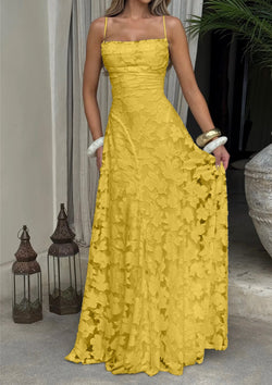 The "Chiffon Serenity" Backless Dress