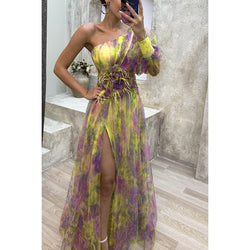 The "Tidal" Mesh Maxi Dress