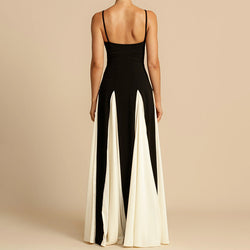 The "Vivid" Contrast Sling Dress