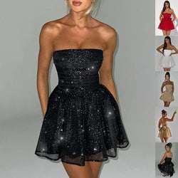 Enchanted Elegance Tube Mini Dress