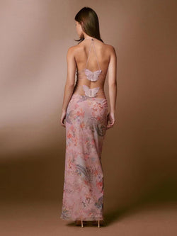 The "Butterfly Kiss" Halter Dress