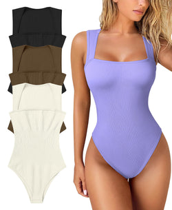 Sleek & Sculpting Square-Neck Jumpsuit