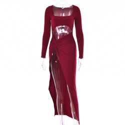 The "Elegant Allure" Split Dress