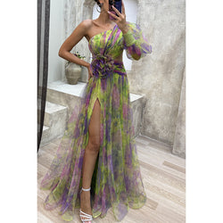 The "Tidal" Mesh Maxi Dress