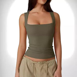 Chic Square-Neck Tank
