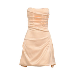 Euro-Chic Backless Mini Dress