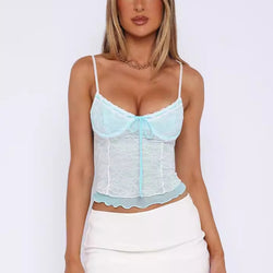 Secret Garden Lace-Up Cami