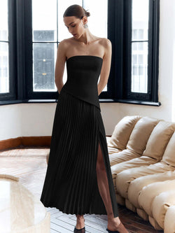 The "Two-Tone Dream" Tube Top Dress