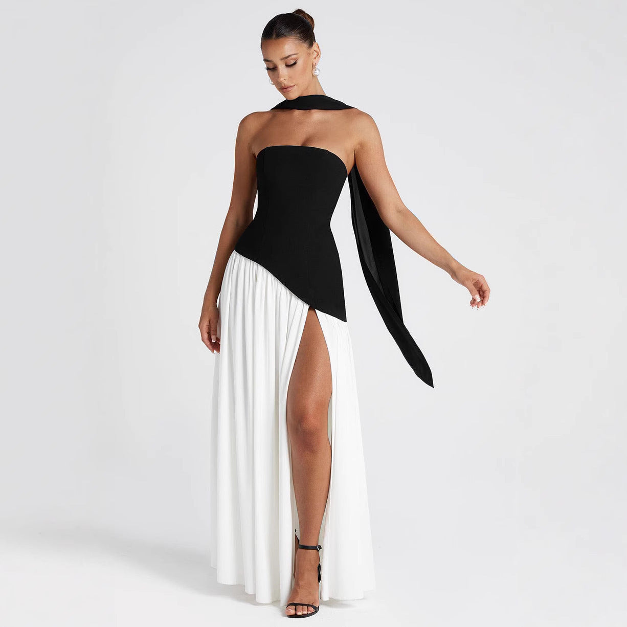 The "Two-Tone Dream" Tube Top Dress
