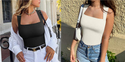 Sleek & Sculpting Square-Neck Jumpsuit