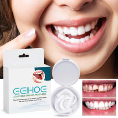 EELHOE Adjustable Buckle Dentures, Modified Teeth Interdental Set